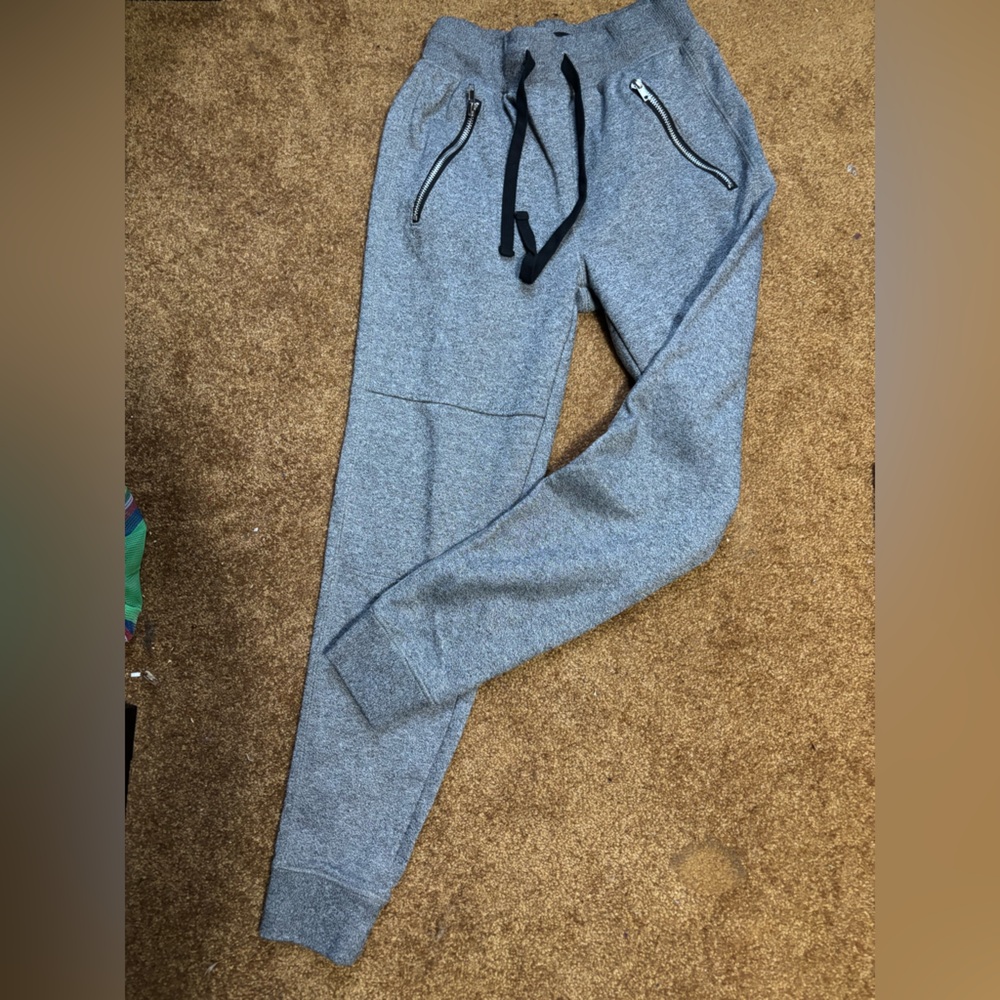 3/$25 - Amnesia XS Gray Jogger Sweatpants with Zipper Pockets